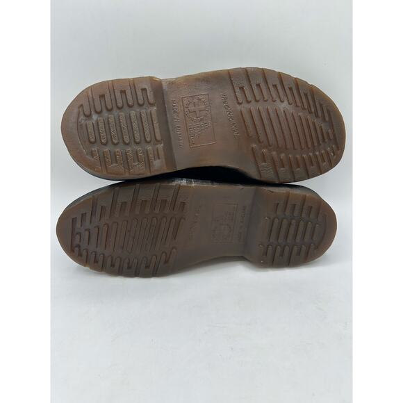 RARE Dr. Marten vintage 3 Oxford shoe eye rub off oxblood MADE IN ENGLAND SZ8 - Picture 10 of 12